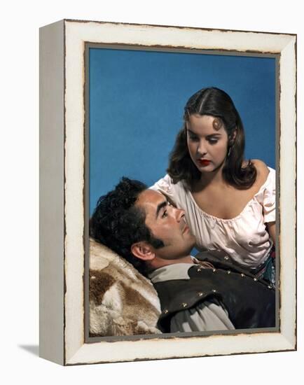 CAPTAIN FROM CASTILE, 1947 directed by HENRY KING Tyrone Power and Jean Peters (photo)-null-Framed Stretched Canvas