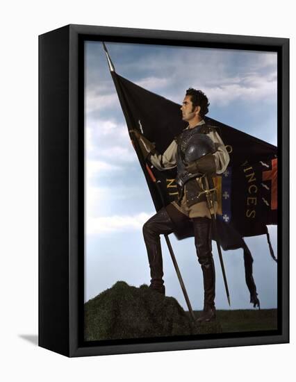 CAPTAIN FROM CASTILE, 1947 directed by HENRY KING Tyrone Power (photo)-null-Framed Stretched Canvas