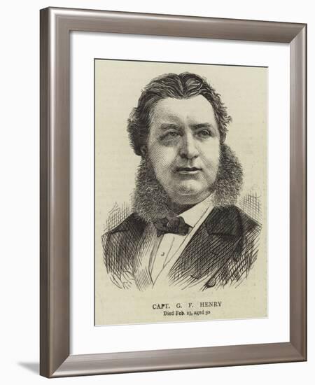 Captain G F Henry-null-Framed Giclee Print