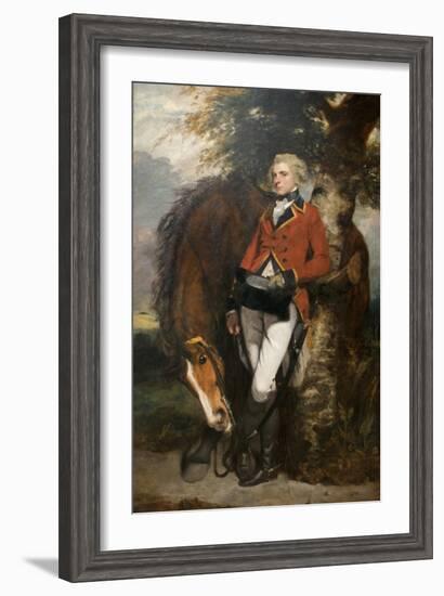 Captain George H. Coussmaker-Sir Joshua Reynolds-Framed Art Print