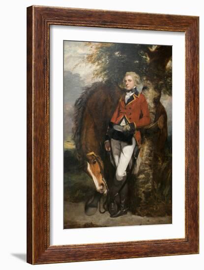 Captain George H. Coussmaker-Sir Joshua Reynolds-Framed Art Print