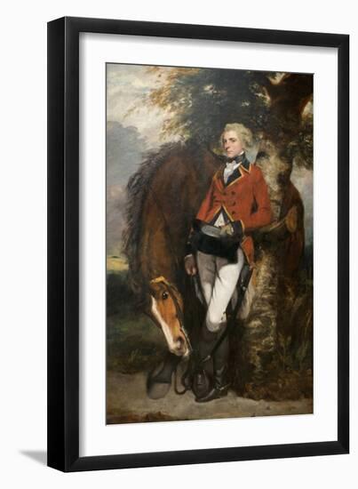 Captain George H. Coussmaker-Sir Joshua Reynolds-Framed Art Print
