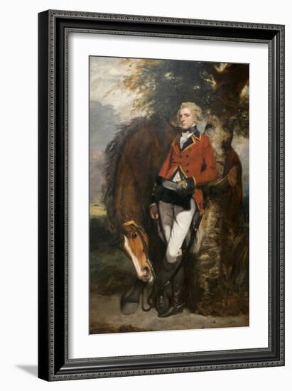 Captain George H. Coussmaker-Sir Joshua Reynolds-Framed Art Print