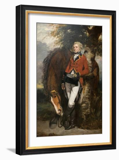 Captain George H. Coussmaker-Sir Joshua Reynolds-Framed Art Print