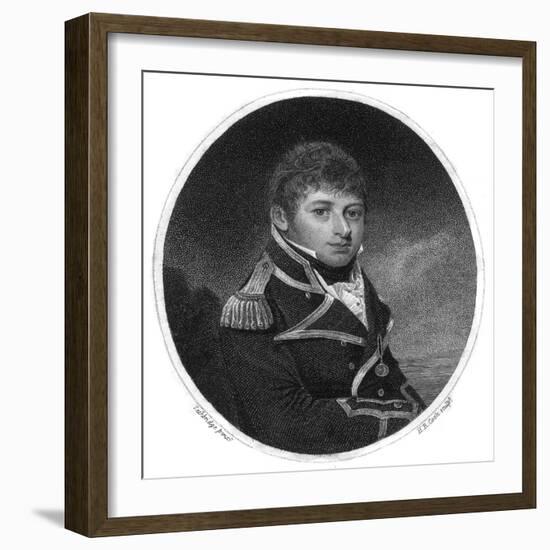 Captain George Nicholas Hardinge, British Naval Officer, 19th Century-HR Cook-Framed Giclee Print