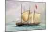 Captain H Wolman with HM 80Th Foot Capturing the Notorious Pirate Schooner Hanna Mercury Isld Oct 2-Unknown Artist-Mounted Giclee Print