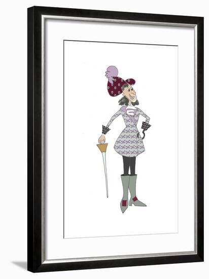 Captain Hook-Effie Zafiropoulou-Framed Giclee Print