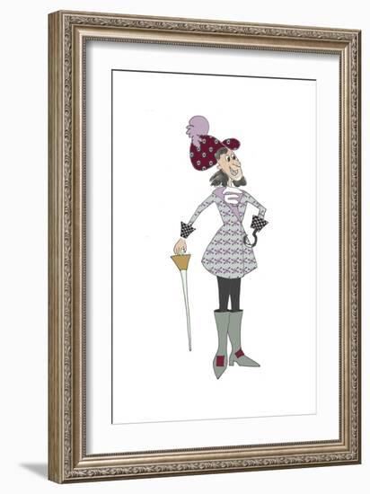 Captain Hook-Effie Zafiropoulou-Framed Giclee Print