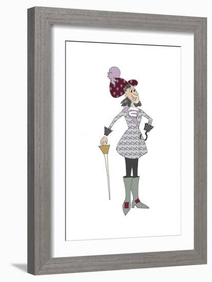 Captain Hook-Effie Zafiropoulou-Framed Giclee Print