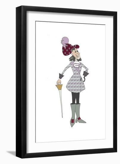 Captain Hook-Effie Zafiropoulou-Framed Giclee Print