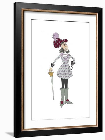 Captain Hook-Effie Zafiropoulou-Framed Giclee Print