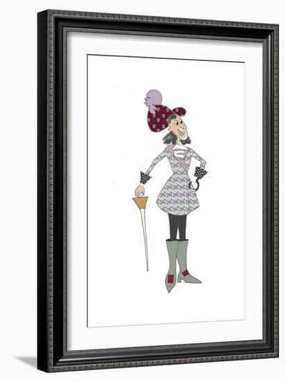 Captain Hook-Effie Zafiropoulou-Framed Giclee Print