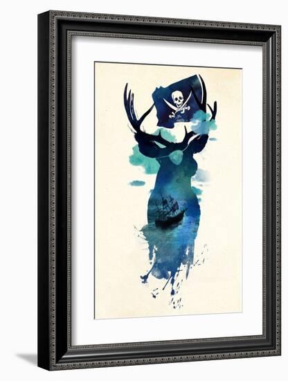 Captain Hook-Robert Farkas-Framed Art Print