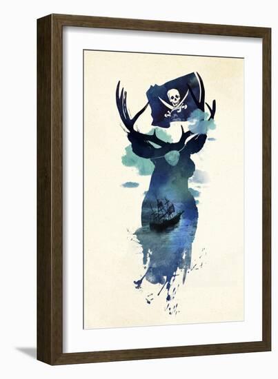 Captain Hook-Robert Farkas-Framed Giclee Print
