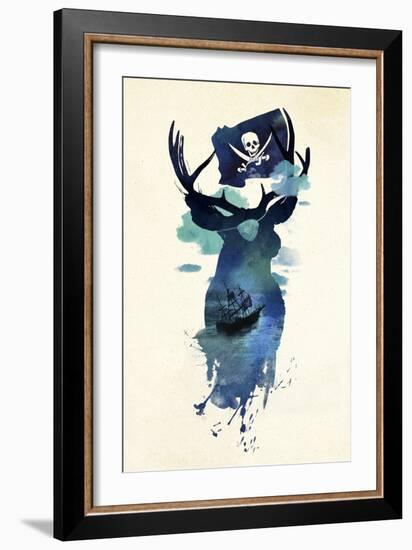 Captain Hook-Robert Farkas-Framed Giclee Print