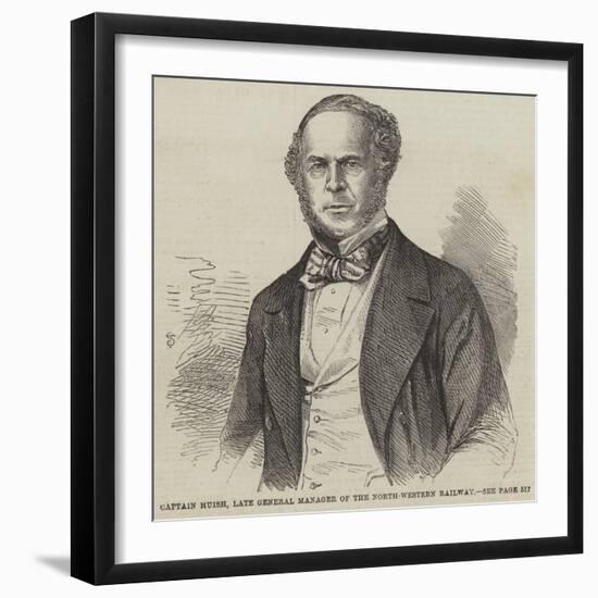 Captain Huish, Late General Manager of the North-Western Railway-null-Framed Giclee Print