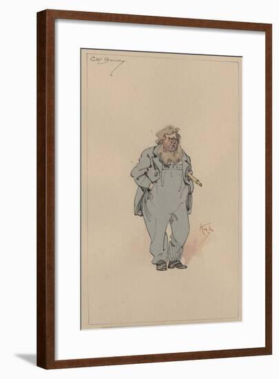 Captain Jack Bunsby, c.1920s-Joseph Clayton Clarke-Framed Giclee Print