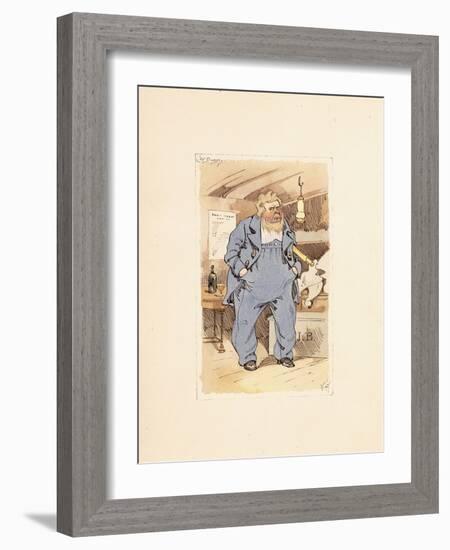 Captain Jack Bunsby, from Dombey and Son-Joseph Clayton Clarke-Framed Giclee Print