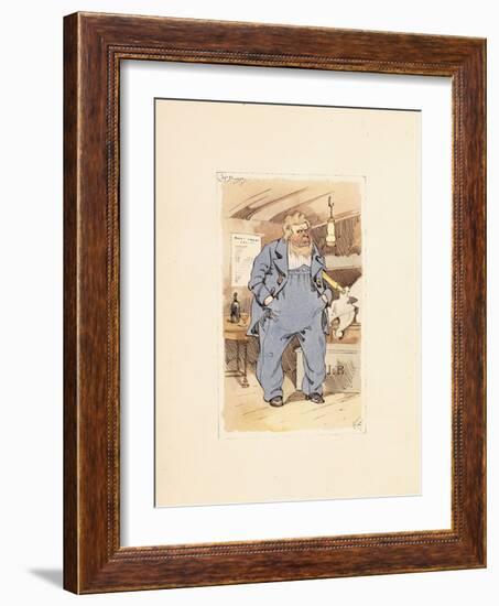 Captain Jack Bunsby, from Dombey and Son-Joseph Clayton Clarke-Framed Giclee Print