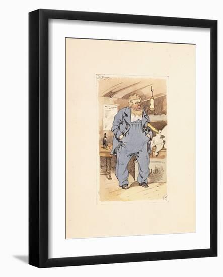 Captain Jack Bunsby, from Dombey and Son-Joseph Clayton Clarke-Framed Giclee Print