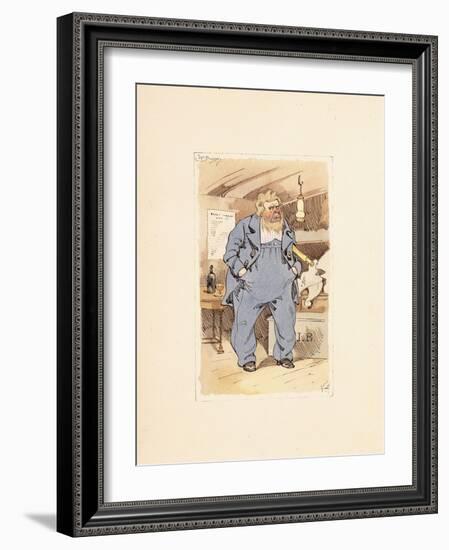 Captain Jack Bunsby, from Dombey and Son-Joseph Clayton Clarke-Framed Giclee Print