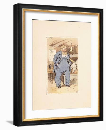 Captain Jack Bunsby, from Dombey and Son-Joseph Clayton Clarke-Framed Giclee Print