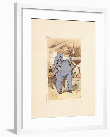 Captain Jack Bunsby, from Dombey and Son-Joseph Clayton Clarke-Framed Giclee Print