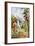 Captain James Cook and Botanist Joseph Banks Examining the Wild Life and Flora in Botany Bay-null-Framed Giclee Print