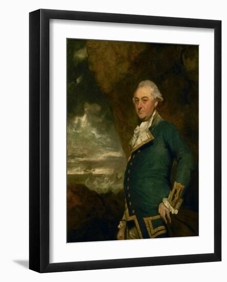 Captain John Gell (1740-1805), 1786 (Oil on Canvas)-Joshua Reynolds-Framed Giclee Print