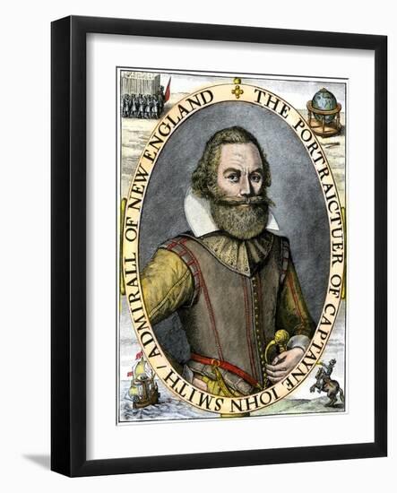 Captain John Smith, Colonizer of Jamestown-null-Framed Giclee Print