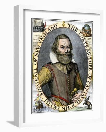 Captain John Smith, Colonizer of Jamestown-null-Framed Giclee Print