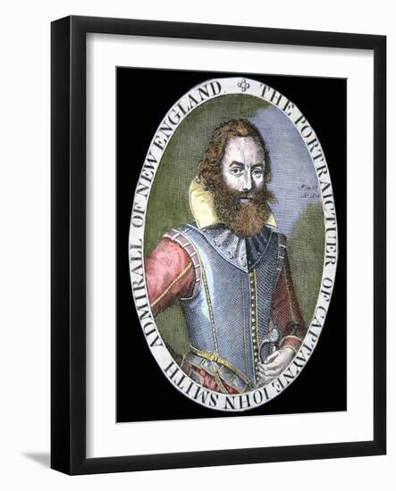 Captain John Smith-Simon de Passe-Framed Giclee Print