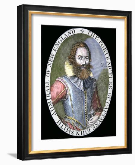 Captain John Smith-Simon de Passe-Framed Giclee Print