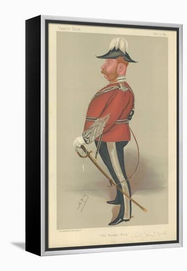 Captain John Thomas North-Sir Leslie Ward-Framed Premier Image Canvas