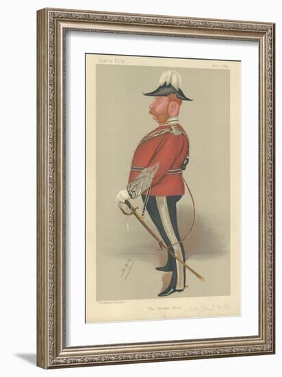 Captain John Thomas North-Sir Leslie Ward-Framed Giclee Print