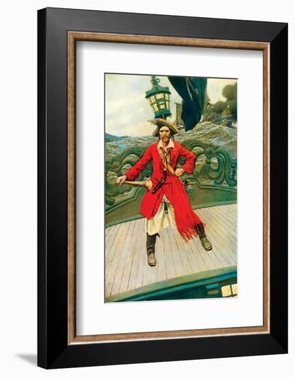 Captain Keitt-Howard Pyle-Framed Premium Giclee Print