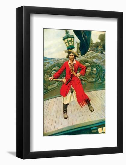 Captain Keitt-Howard Pyle-Framed Premium Giclee Print