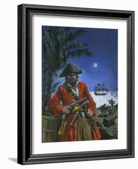 Captain Kidd-Graham Coton-Framed Giclee Print