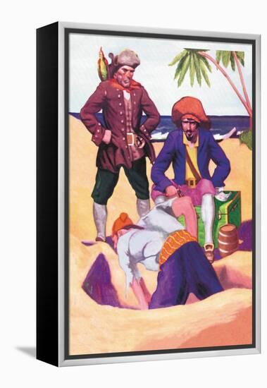 Captain Kidd-George Taylor-Framed Stretched Canvas