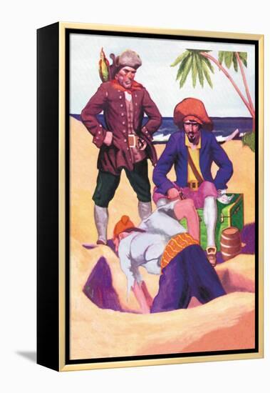 Captain Kidd-George Taylor-Framed Stretched Canvas