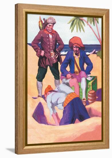 Captain Kidd-George Taylor-Framed Stretched Canvas