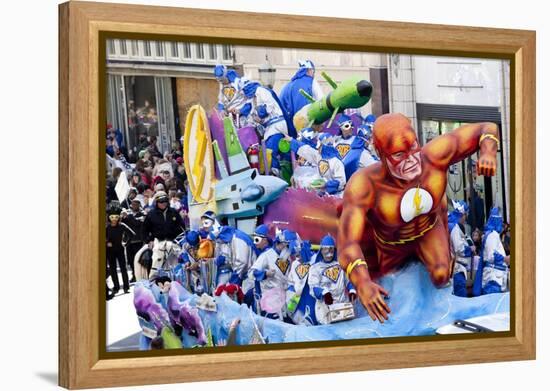 Captain Marvel Mardi Gras Float-Carol Highsmith-Framed Stretched Canvas