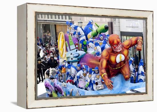 Captain Marvel Mardi Gras Float-Carol Highsmith-Framed Stretched Canvas