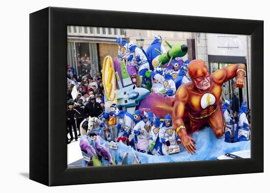 Captain Marvel Mardi Gras Float-Carol Highsmith-Framed Stretched Canvas