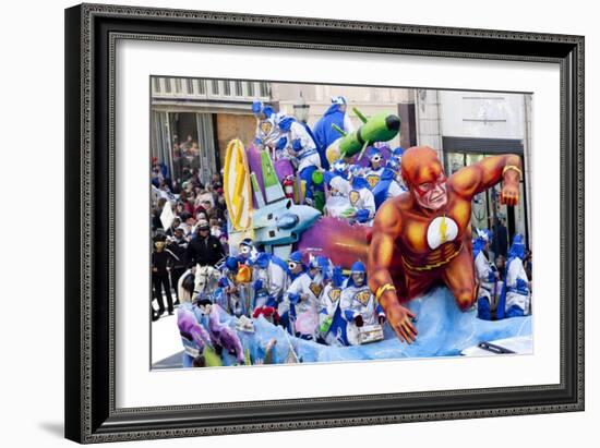 Captain Marvel Mardi Gras Float-Carol Highsmith-Framed Premium Giclee Print