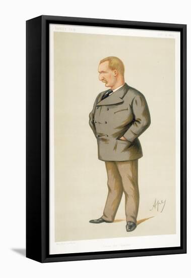 Captain Matthew Webb, First Man to Swim the English Channel, 1875-Carlo Pellegrini-Framed Premier Image Canvas