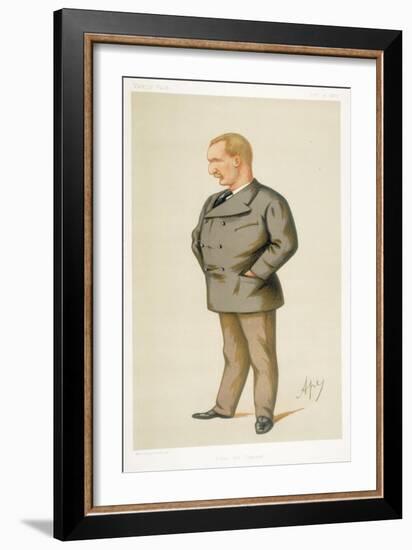 Captain Matthew Webb, First Man to Swim the English Channel, 1875-Carlo Pellegrini-Framed Giclee Print