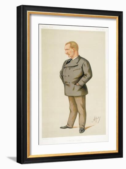 Captain Matthew Webb, First Man to Swim the English Channel, 1875-Carlo Pellegrini-Framed Giclee Print