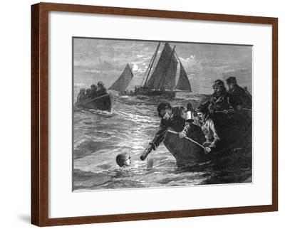 'Captain Matthew Webb, the First Man to Swim the English Channel, 1875 ...