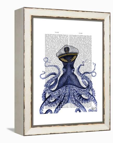 Captain Octopus-Fab Funky-Framed Stretched Canvas